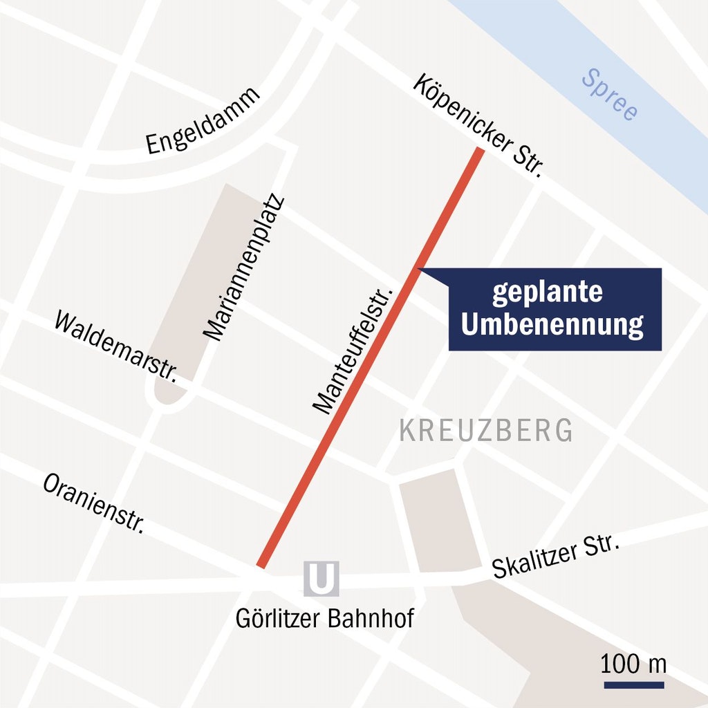 Location of new Berlin street named for Audre Lorde. Grafik: BLZ/Hecher